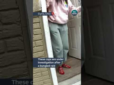 Cops under investigation after a bungled raid #police #itvnews #news #raid