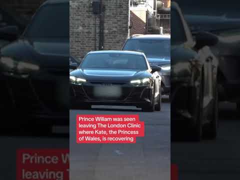 Prince William’s London hospital visit