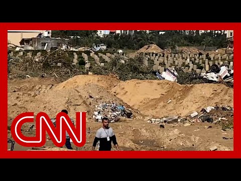 CNN witnessed first-hand results of Israel’s bulldozing of graveyards in Gaza