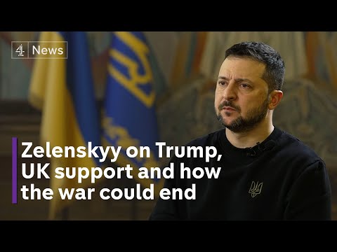 ‘We couldn’t survive without US help’, President Zelenskyy tells Channel 4 News (extended interview)