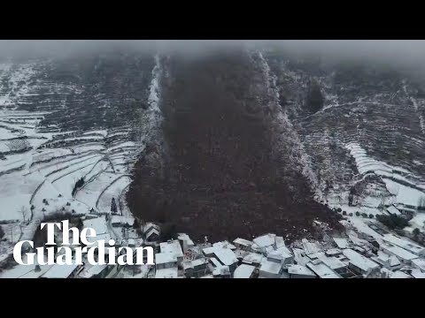 Dozens buried under rubble after landslide in south-west China