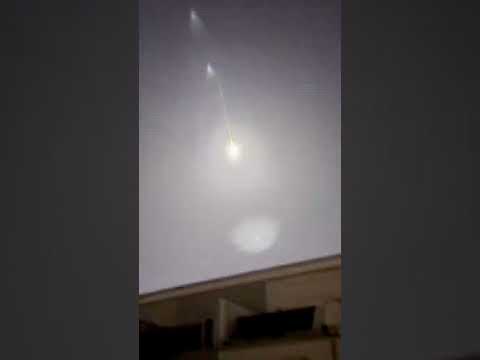 Burning asteroid recorded streaking across Berlin’s sky as it disintegrates into a fireball