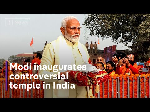 Ayodhya: India’s PM inaugurates Hindu temple on hotly disputed religious site