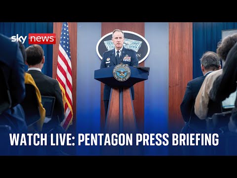Watch live: Pentagon press briefing following US and UK attacks on Houthi targets in Yemen