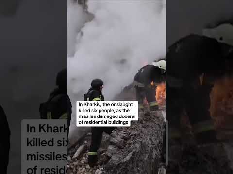 Missiles strike Kharkiv and Kyiv