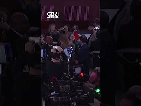 Biden speech HALTED by pro-Palestine protests
