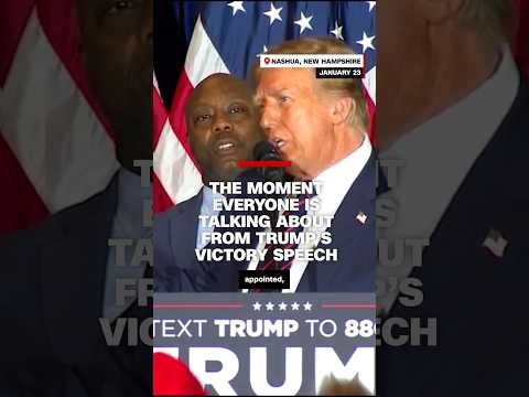 The moment everyone is talking about from Trump’s victory speech