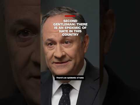 Second Gentleman: There is an epidemic of hate in this country