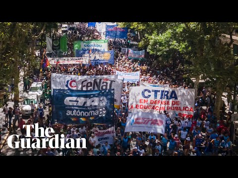 Thousands take part in strikes against Argentina’s latest austerity measures