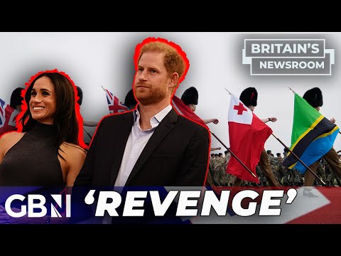 Harry and Meghan pose with anti-monarchist in ‘INSULTING REVENGE’ on Royal Family