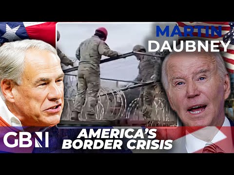 Texas FURY as Biden’s troops CUT border fence to LET migrants in