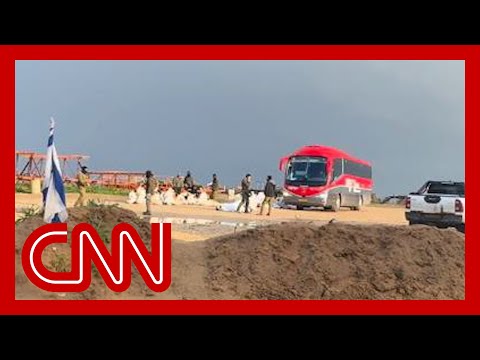 CNN video shows Palestinian detainees blindfolded and barefoot near Gaza border