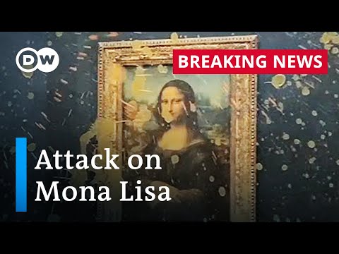 Activists deface Leonardo Da Vinci’s Mona Lisa in Paris | DW News