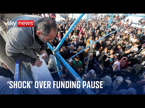 Gazans ‘shocked’ as countries pause funding to UN aid agency | Israel-Hamas war