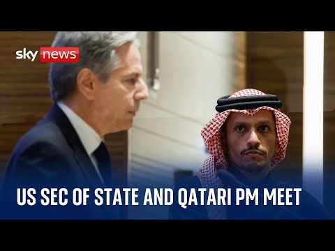 Watch live: US Sec of State and Qatar’s Prime Minister and Foreign Minister meet in Washington DC