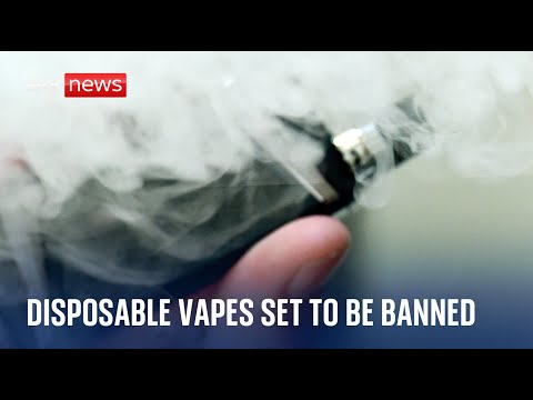 Disposable vapes set to be banned