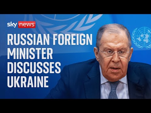Watch live: Russian Foreign Minister discusses Ukraine with ambassadors