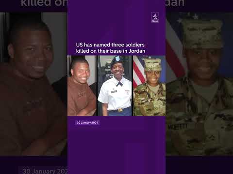 Three US soldiers killed in Jordan named