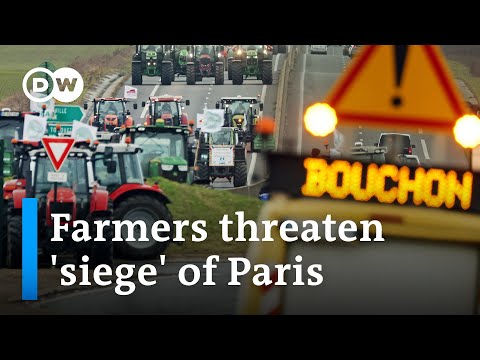 How far are the French farmers prepared to go? | DW News