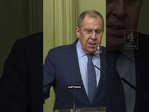 ‘Nato’s nuclear weapons aimed at Russia’ says Lavrov