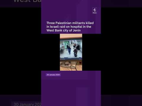 Three Palestinian militants killed in Israeli hospital raid in West Bank