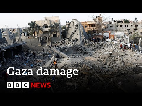 Israel-Gaza: At least half of Gaza’s buildings damaged or destroyed, new analysis shows | BBC News