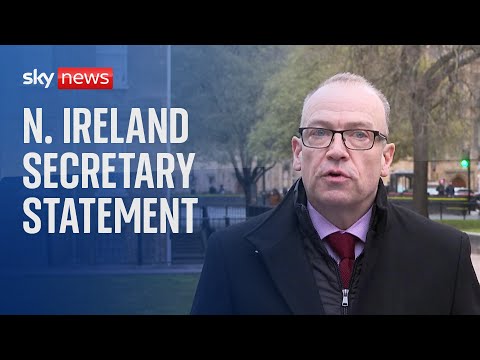 Watch live: Northern Ireland Secretary delivers statement in the Commons