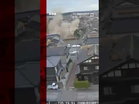 Tsunami warning after powerful earthquake hits Japan. #Earthquake #Japan #BBCNews