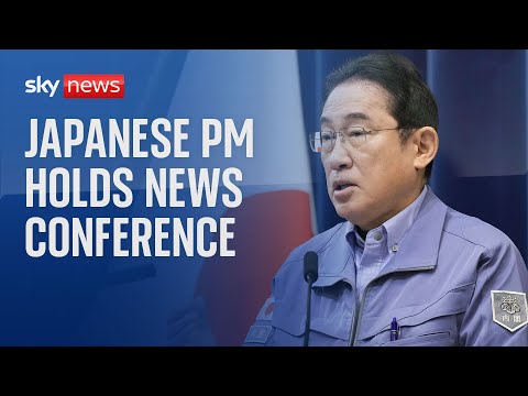 Japan’s prime minister holds New Year’s news conference