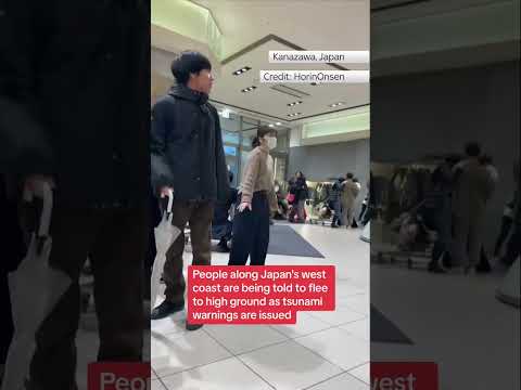 Moment earthquakes hit Japan
