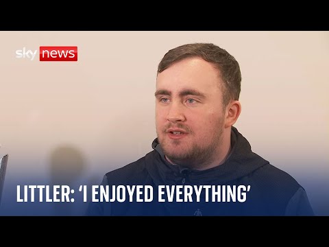 Luke Littler on ‘crazy’ darts journey and how he only trains for 30 minutes a day
