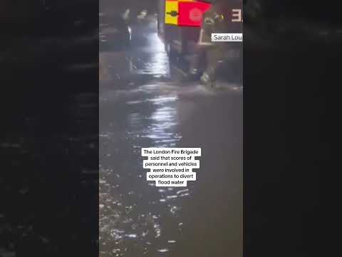 London borough hit by flooding