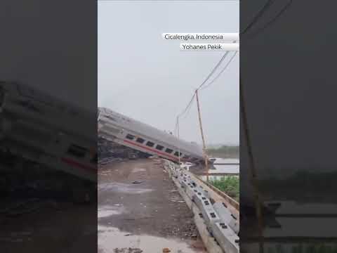 Deadly train collision in Indonesia