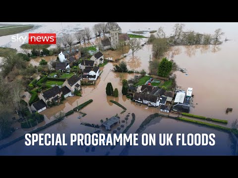 Sky News Special programme on the UK floods