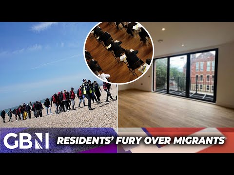 Residents’ FURY as migrants moved into posh flats OPPOSITE college