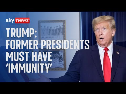 Donald Trump: ‘As a President, you have to have immunity’
