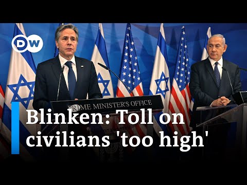 Blinken in Israel: Can the US dictate a less intense war in Gaza? | DW News