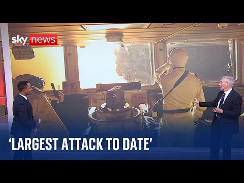 ‘Largest attack to date’ in Red Sea repelled by HMS Diamond & US warships