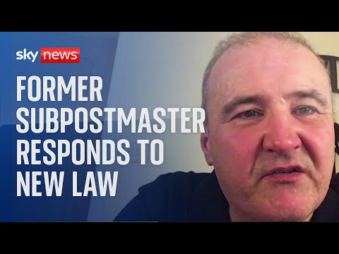 Former Subpostmaster who was made bankrupt reacts to Sunak’s new law