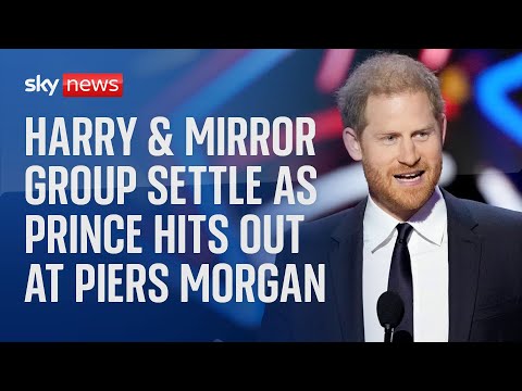 Prince Harry and Daily Mirror publisher settle as Prince takes aim at Piers Morgan