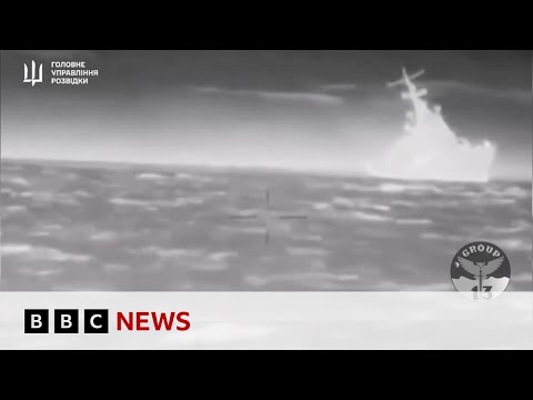 Ukrainian forces say they have ‘hit a Russian missile boat in Black Sea’ | BBC News