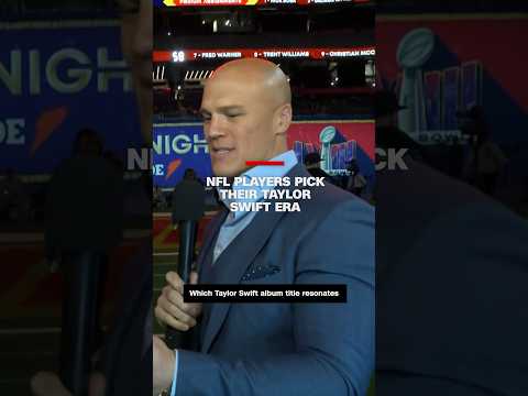 NFL players pick their favorite Taylor Swift songs and albums