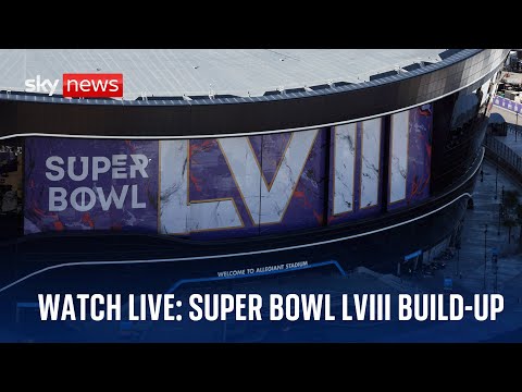Watch Super Bowl build-up live: San Francisco 49ers face the Kansas City Chiefs in Las Vegas