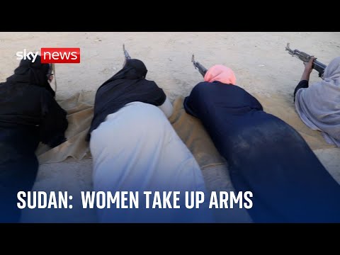 Inside one of Sudan’s combat training camps for women & girls