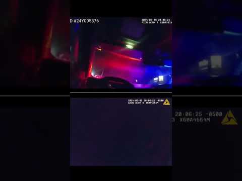 Bodycam footage shows moment officer is shot during car chase in Ohio