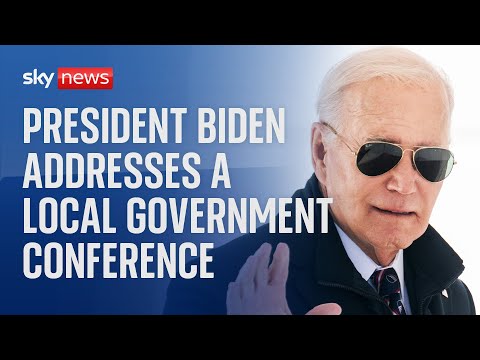 President Biden delivers a speech in Washington