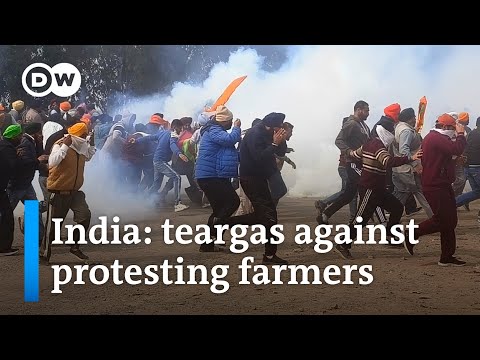 India: Farmers march on Delhi demanding guaranteed crop prices | DW News
