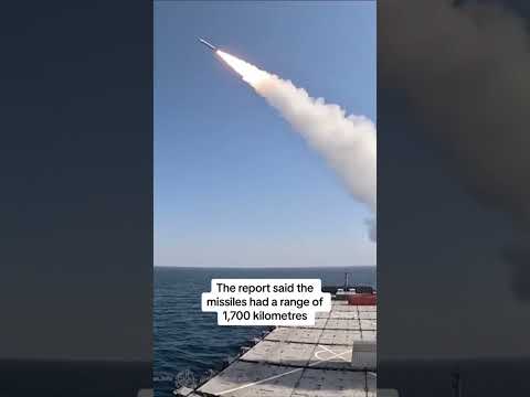Iran’s Revolutionary Guard test-fires 2 ballistic missiles from deck of a warship