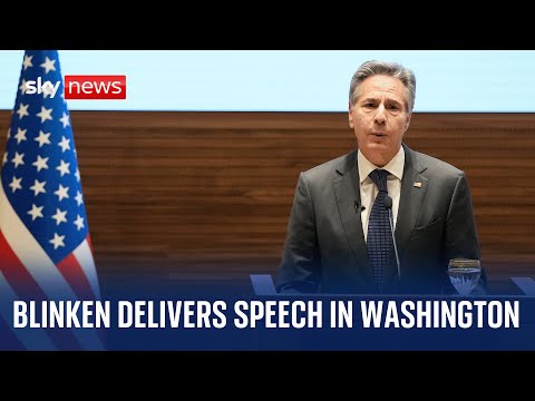 US Secretary of State Antony Blinken delivers speech on hostage diplomacy