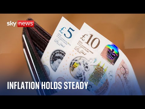 Inflation rate remains at better than expected 4% as food prices fall for first time in two years